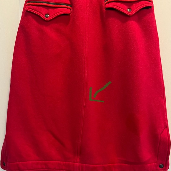 Vintage Early 1970’s Gucci Red Jersey Skirt - Picture 15 of 15